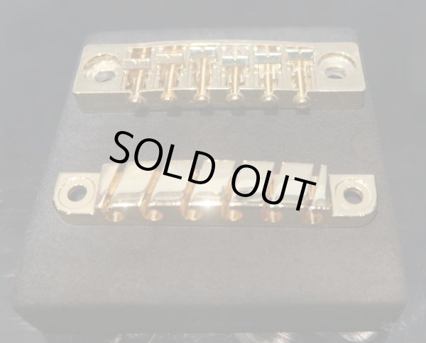 画像2: Ibanez Wide Travel Gibraltar Bridge / Quick Change tailpiece / Gold      (2)