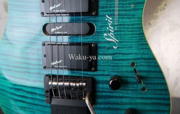 画像9: Spirit by Steinberger GU-7R Custom / Flame top Trans Green  (9)