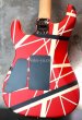 画像10: EVH Striped Series 5150 Red, / Black /  White Stripes (10)