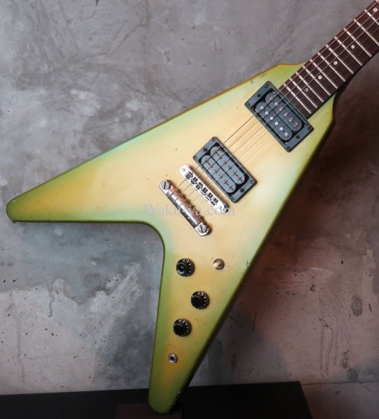 画像12: Gibson USA Flying V '84 Green Burst   (12)