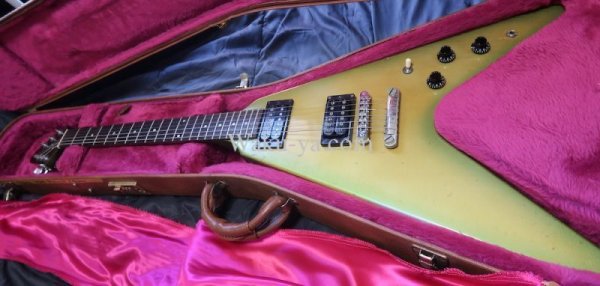 画像14: Gibson USA Flying V '84 Green Burst   (14)