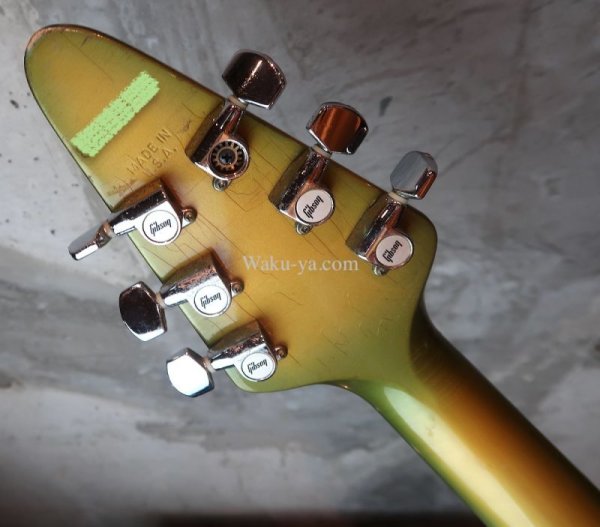画像7: Gibson USA Flying V '84 Green Burst   (7)