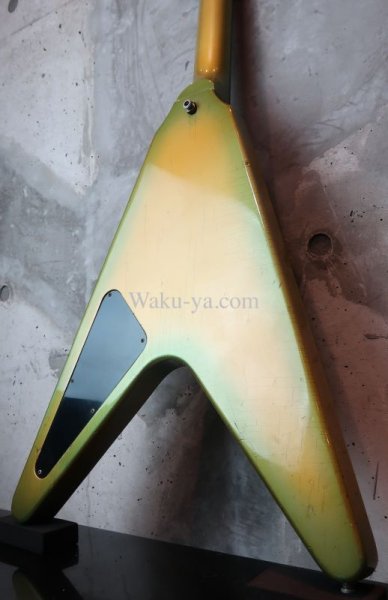 画像6: Gibson USA Flying V '84 Green Burst   (6)