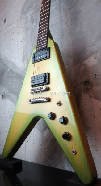 画像5: Gibson USA Flying V '84 Green Burst   (5)