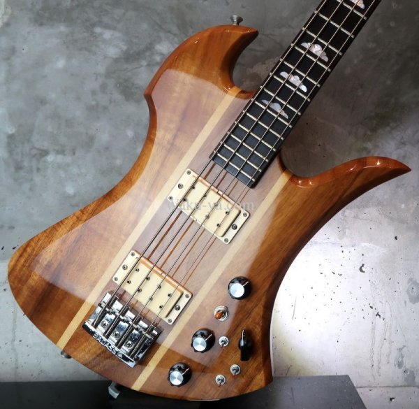 画像13:  B.C. Rich Mockingbird Bass Koa ’77 / Red Pin  (13)