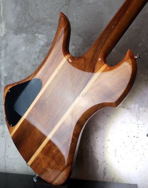 画像12:  B.C. Rich Mockingbird Bass Koa ’77 / Red Pin  (12)