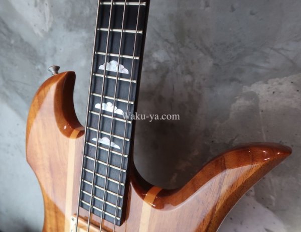 画像10:  B.C. Rich Mockingbird Bass Koa ’77 / Red Pin  (10)