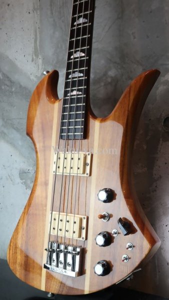画像11:  B.C. Rich Mockingbird Bass Koa ’77 / Red Pin  (11)