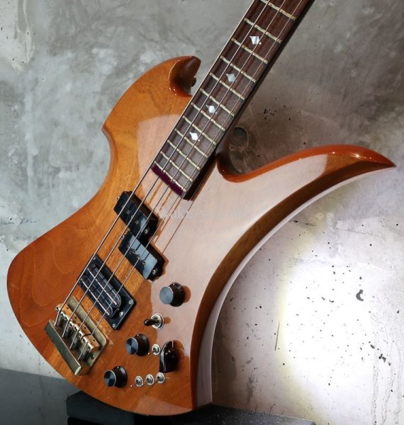 画像9: B.C. Rich USA 1984 Mockingbird Bass / All Mahogany  (9)