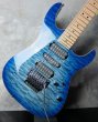 画像8: Tom Anderson Drop Top Seven String Jack's Blue Burst w/ Binding (8)