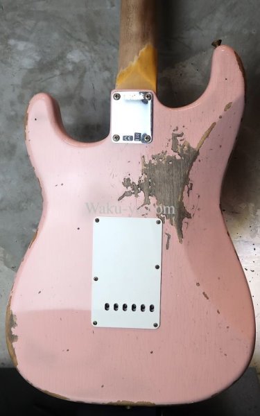 画像2: Fender Custom Shop 1962 Stratocaster  Relic Shell Pink (2)