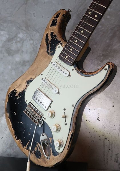 画像4: LsL Instruments Super Custom Saticoy Classic S Style SSH / Age & Rub Through / Aging Black  (4)