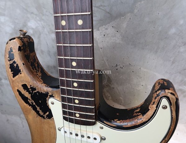 画像5: LsL Instruments Super Custom Saticoy Classic S Style SSH / Age & Rub Through / Aging Black  (5)