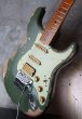 画像9:  Fender Custom Shop Alley Cat Stratocaster Heavy Relic / Faded Army Drab Green (9)