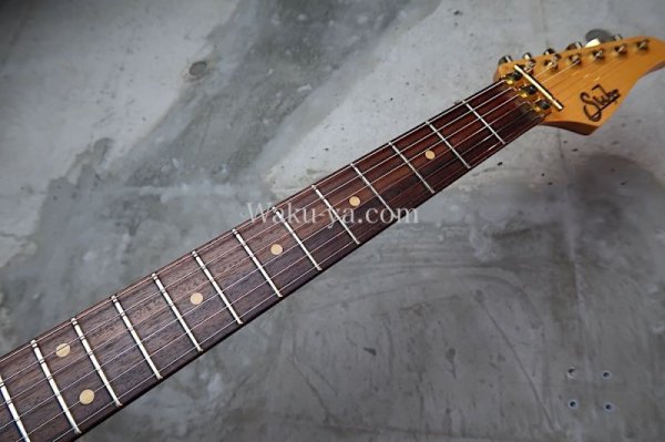 画像4: Suhr Reb Beach signature / Honey Burst / Trans bm back (4)