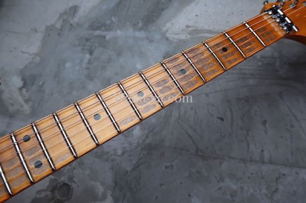 画像4: Fender Custom Shop Alley Cat Stratocaster Heavy Relic / Faded Army Drab Green (4)