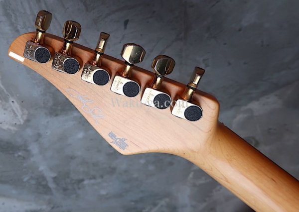 画像7: Suhr Reb Beach signature / Honey Burst / Trans bm back (7)