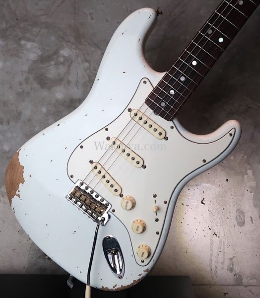 画像13: Fender Custom Shop 1969 Heavy Relic Stratocaster  RW / Olympic White (13)