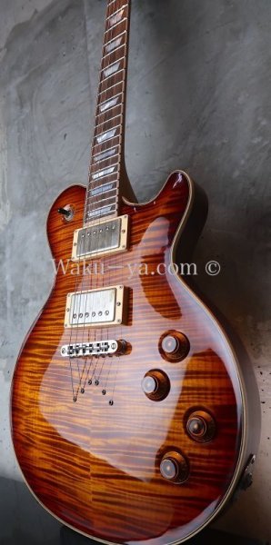 画像5: David Thomas McNaught Vintage Single Cut Light Tigers Eye Burst (Premium Diamond Flame)  (5)