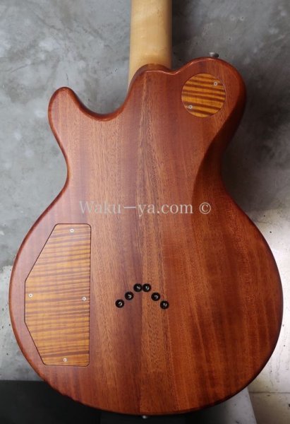 画像2: David Thomas McNaught Vintage Single Cut Light Tigers Eye Burst (Premium Diamond Flame)  (2)