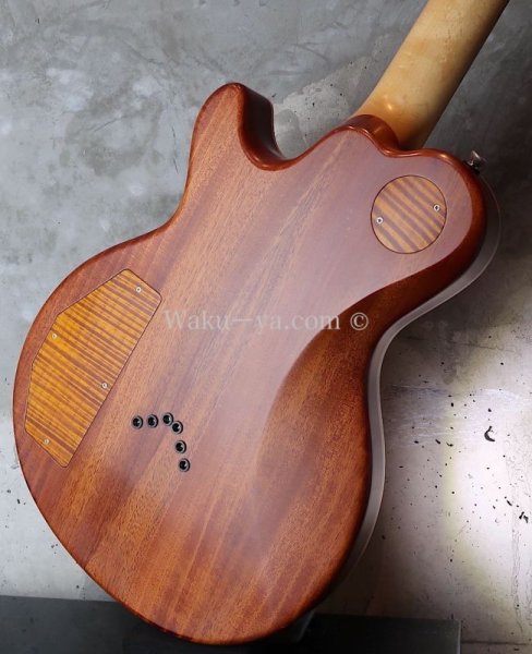 画像13: David Thomas McNaught Vintage Single Cut Light Tigers Eye Burst (Premium Diamond Flame)  (13)