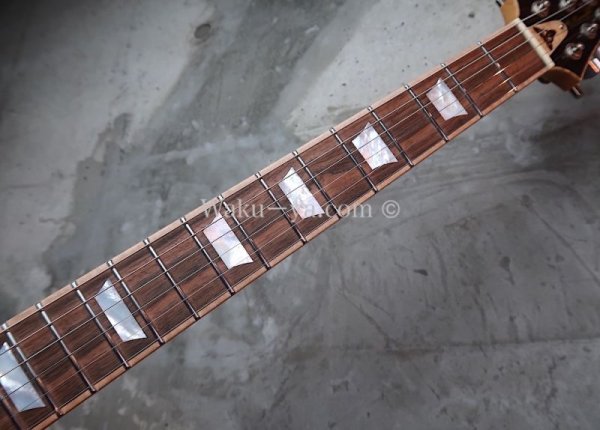 画像4: David Thomas McNaught Vintage Single Cut Light Tigers Eye Burst (Premium Diamond Flame)  (4)