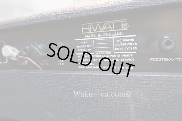 画像7: HIWATT LEAD 50R / Tube Combo Amp 80's - UK / Footswitch (7)
