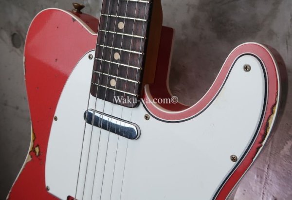 画像11:  Fender Custom Shop '60  Telecaster Custom - Handwound Pick-Ups /  Fiesta Red Over 3-Tone Sunburst / Heavy Relic (11)