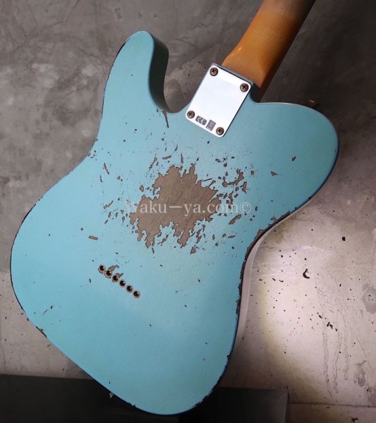 画像12: Fender Custom Shop 1960 Heavy Relic Telecaster Daphne Blue / 3Color Sunburst (12)