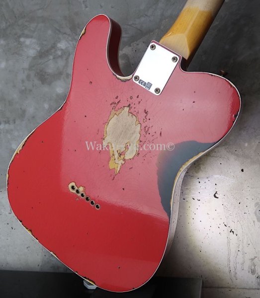 画像12:  Fender Custom Shop '60  Telecaster Custom - Handwound Pick-Ups /  Fiesta Red Over 3-Tone Sunburst / Heavy Relic (12)