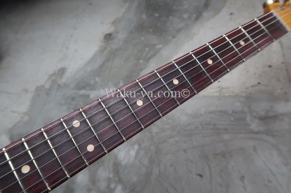 画像4:  Fender Custom Shop '60  Telecaster Custom - Handwound Pick-Ups /  Fiesta Red Over 3-Tone Sunburst / Heavy Relic (4)