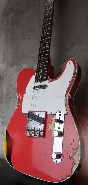 画像5:  Fender Custom Shop '60  Telecaster Custom - Handwound Pick-Ups /  Fiesta Red Over 3-Tone Sunburst / Heavy Relic (5)