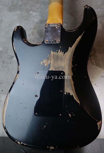 画像2: Fender Custom Shop '59 Stratocaster FRT  S-S-H  / Black / Heavy Relic (2)