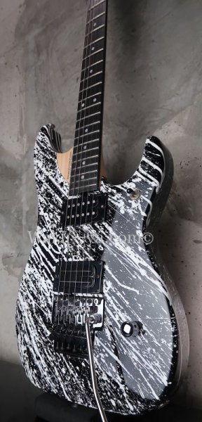 画像5: ☆年度末大特価 ¥557700→¥503,000→¥478,000☆Washburn N4 Nuno Bettencourt Black/ White Splatter  (5)