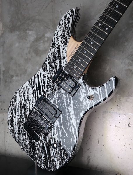 画像9: ☆年度末大特価 ¥557700→¥503,000→¥478,000☆Washburn N4 Nuno Bettencourt Black/ White Splatter  (9)