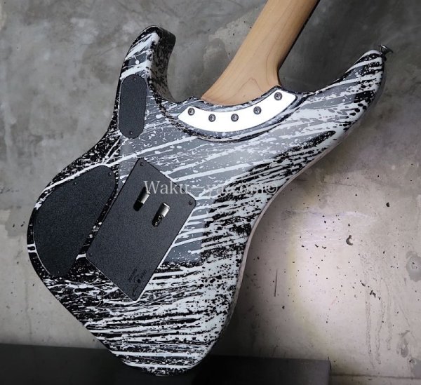 画像12: ☆年度末大特価 ¥557700→¥503,000→¥478,000☆Washburn N4 Nuno Bettencourt Black/ White Splatter  (12)
