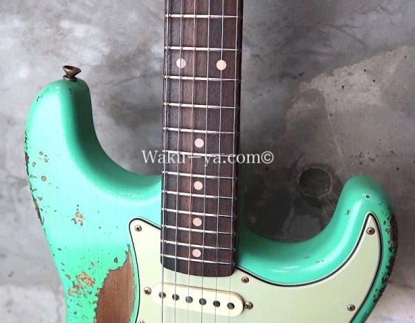 画像11: Fender Custom Shop Stratocaster '60  LTD Dual Mag II / Sea Foam Green / Super Heavy Relic (11)