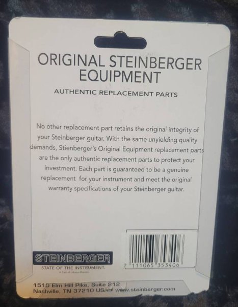 画像4: Steinberger Gearless "Chrome" Single  mount string locking Tuner Peg's  6個入り1Set (4)