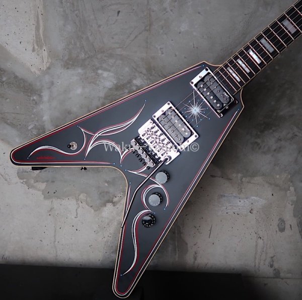 画像13: Dean USA Tracii Guns V Floyd / Satin Black (13)