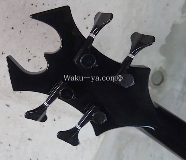 画像7: B.C.Rich USA Warlock Widow 4-string Bass / Black  (7)