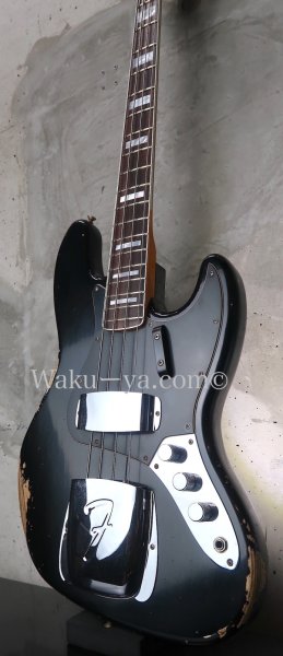画像6: Fender Custom Shop Limited Edition Custom Jazz Bass Heavy Relic / Aged Black (6)