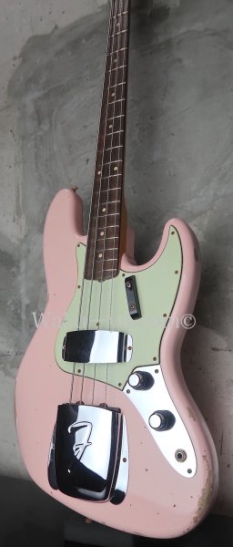 画像6: Fender Custom Shop '60 Jazz Bass Relic / Shell Pink (6)