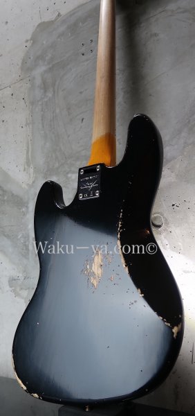 画像7: Fender Custom Shop Limited Edition Custom Jazz Bass Heavy Relic / Aged Black (7)