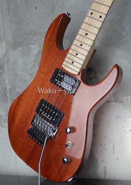 画像13: B.C. Rich Gunslinger Mahogany Reverse Head Natural  (13)