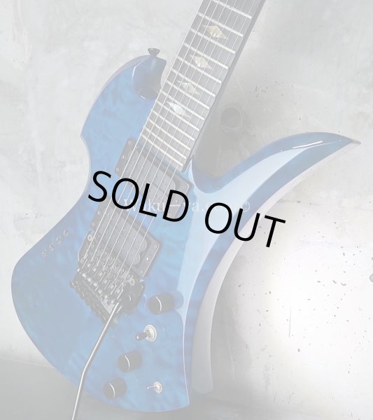 画像11: B.C.Rich Mockingbird Quilt Maple Top 7string  /  Trance Blue (11)