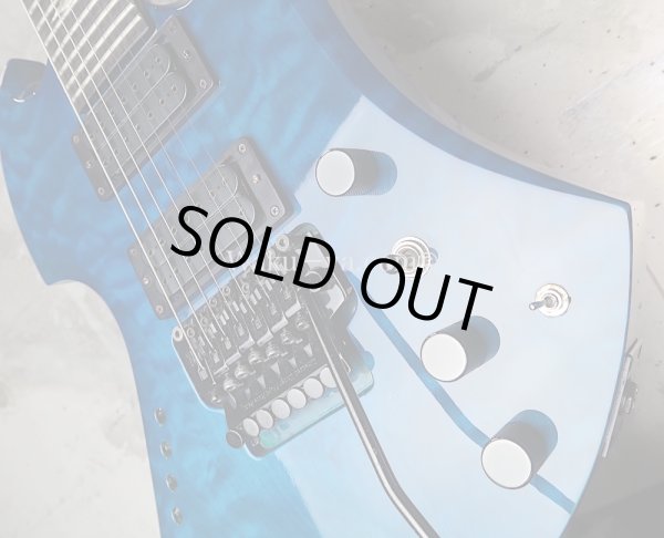 画像9: B.C.Rich Mockingbird Quilt Maple Top 7string  /  Trance Blue (9)