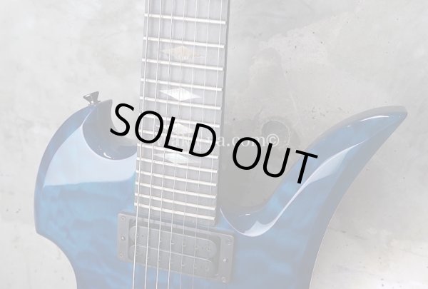 画像10: B.C.Rich Mockingbird Quilt Maple Top 7string  /  Trance Blue (10)