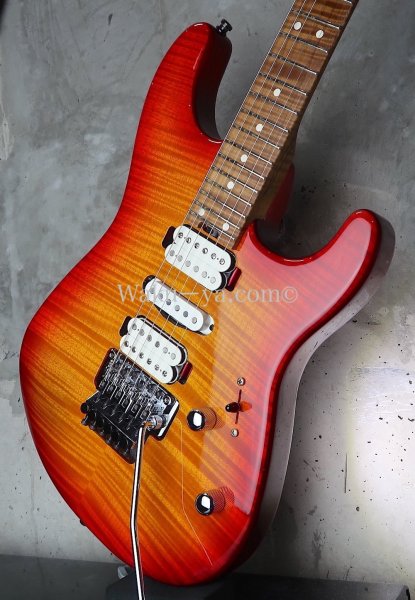画像9: Charvel Custom Shop /San Dimas H-S-H  Reverse head / Cherry Sunburst (9)