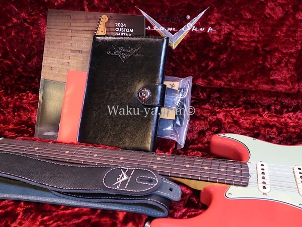 画像14: Fender Custom Shop LTD '63 Stratocaster Journeyman Relic / Aged Fiesta Red  (14)