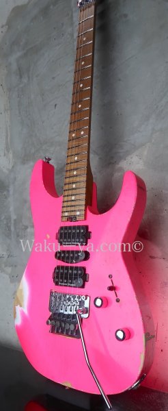 画像5: Jackson USA Custom Shop " Master Built" Dinky HSH Relic  / Neon Pink (5)